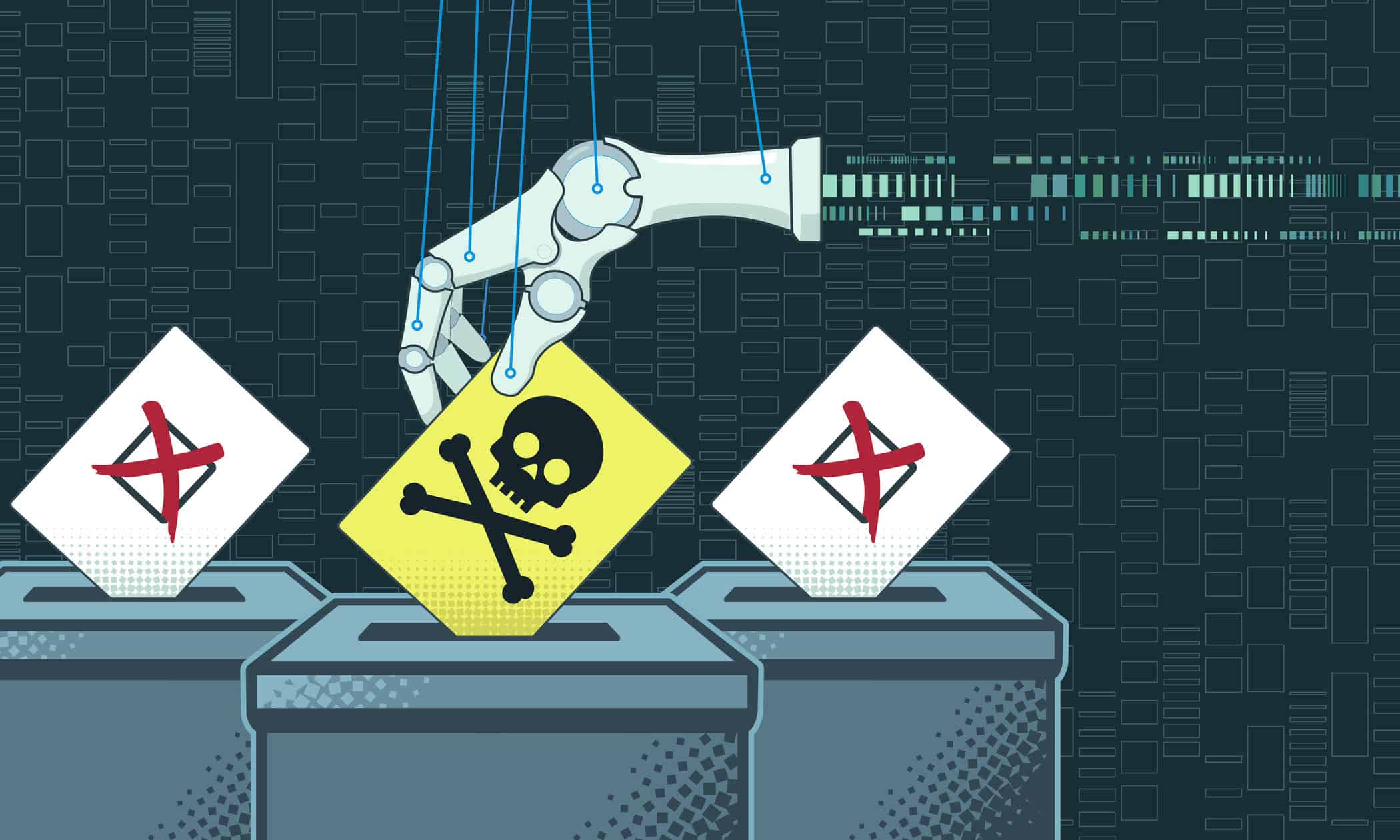 A influência da inteligência artificial nas eleições pode ser menor do que se esperava