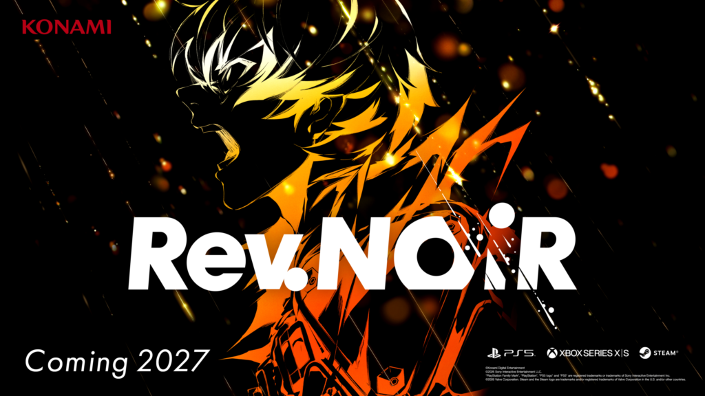 Konami divulga novos trailers de Rev. NOiR, previsto para 2027